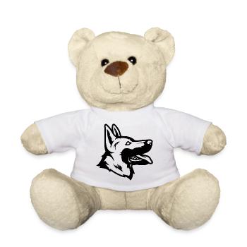 German Shepherd - Teddy Bear - white - Front
