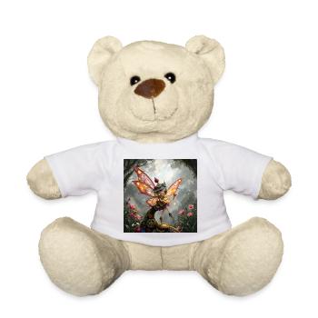 Fée steampunk aux ailes - Nounours - blanc - Devant