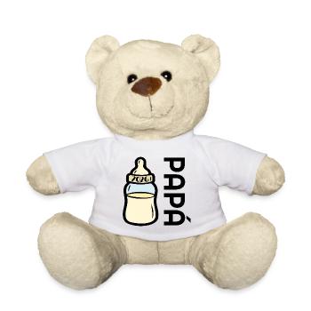 Papa espagnol bébé 2026 - Nounours - blanc - Devant