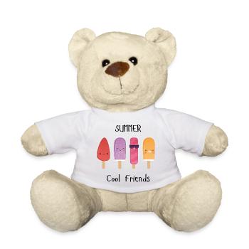Sommer-coole Freunde - Teddy - Weiß - Vorne