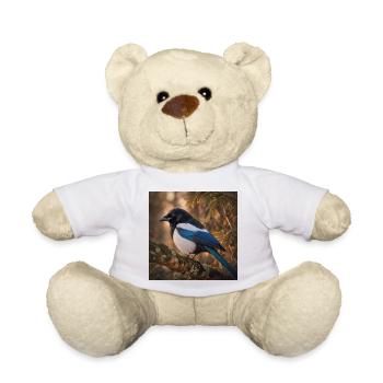 Skate In the forest - Teddy Bear - white - Front