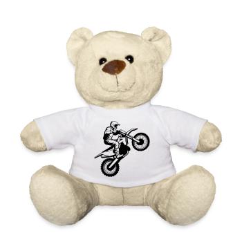 Motocross - Teddy - Weiß - Vorne