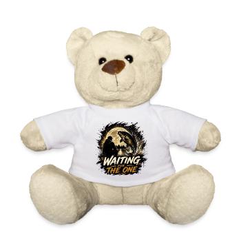 Wartet auf das Design des Einen Karpfenfischmonds - Teddy - Weiß - Vorne