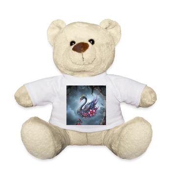 Himmlischer Blumenschwan - Teddy - Weiß - Vorne