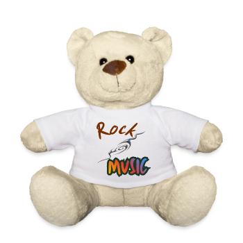 Rockmusik - Teddy - Weiß - Vorne