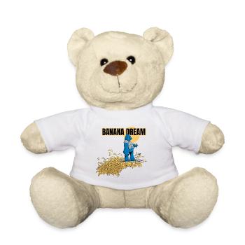 Banana Dream Surf - Teddy Bear - white - Front