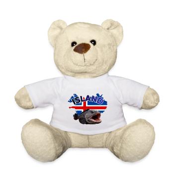 Steinbeißer Angeln Island  - Teddy - Weiß - Vorne
