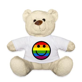 Sourire de la fierté - Nounours - blanc - Devant