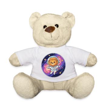 Astronaute Lion dans l’espace - Nounours - blanc - Devant