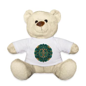 Azteken Sonnengott Mystisch - Teddy - Weiß - Vorne