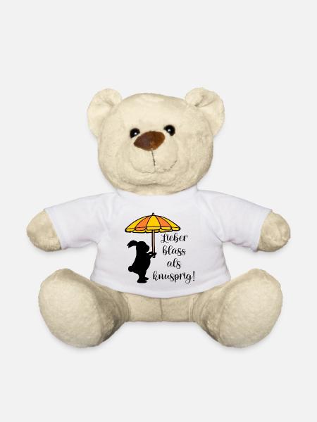 Sommer Sonnenschutz Sonnenschirm - Teddy - Weiß