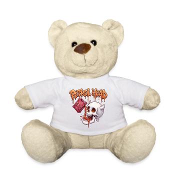 Petrolkopf-Schädel - Teddy - Weiß - Vorne