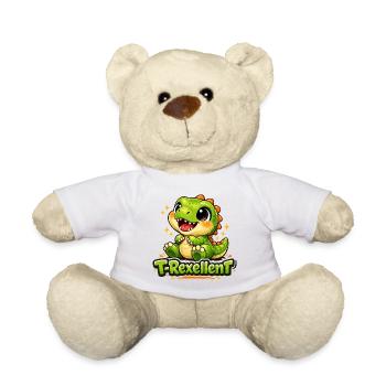Mignon T-Rex T-Rexcellent Dino Jun - Nounours - blanc - Devant