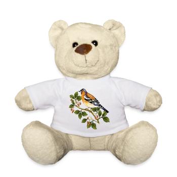 Bunter Vogel - Teddy - Weiß - Vorne