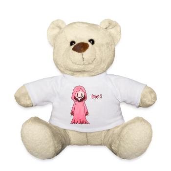 Süßer pinker Halloween-Geist sagt Buh? - Teddy - Weiß - Vorne