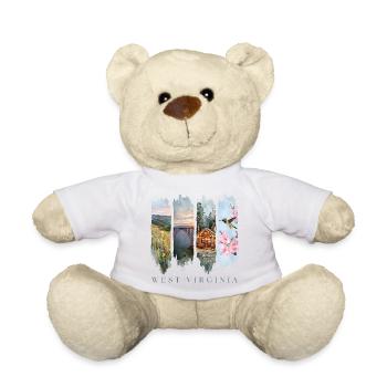 West Virginia Travel – Wild & Wonderful Hills - Teddy - Weiß - Vorne
