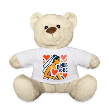 Bride to Be - Teddy Bear - white - Front