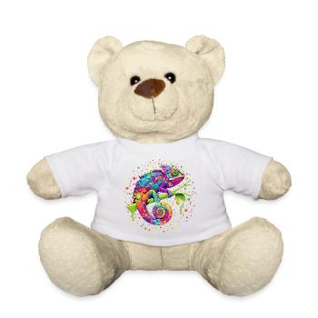 Fantasme de l’aquarelle caméléon - Nounours - blanc - Devant