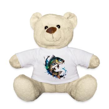 Springender Karpf - Teddy - Weiß - Vorne
