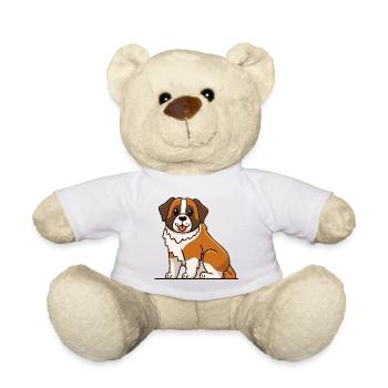 St. Bernard (comic) - Teddy Bear - white - Front