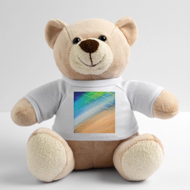 Flux de couleur et lignes dorées Nounours