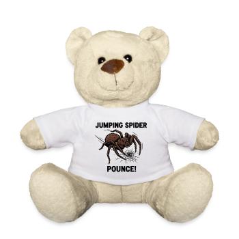 Araignée Sauteuse Pounce Jumping Spider - Teddy Bear - white - Front