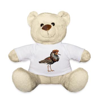 Coureur de bataille Calidris pugnax - Nounours - blanc - Devant