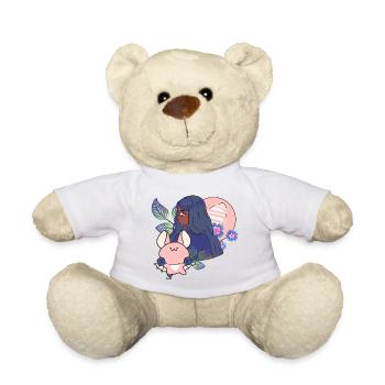 Chauve-souris Kawaii & Prothèse magique - Nounours - blanc - Devant