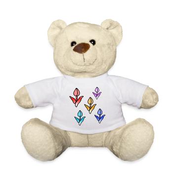 Fleur - Nounours - blanc - Devant
