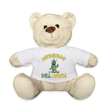 Drinking Dill Dawn Betrunkene Gurke Dillgurke - Teddy - Weiß - Vorne