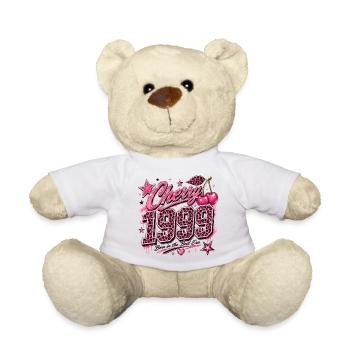 Cherry 1950 Leoparden Pink - Teddy - Weiß - Vorne