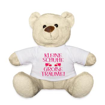 Fußball Mädchen - Fußballschuhe - Teddy - Weiß - Vorne