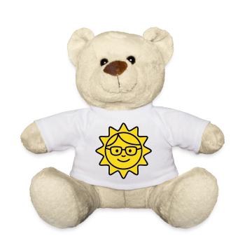 Bande dessinée Lunettes de Soleil Rieures - Nounours - blanc - Devant