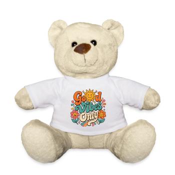 Le seul Retro Floral de Good Vibe - Nounours - blanc - Devant