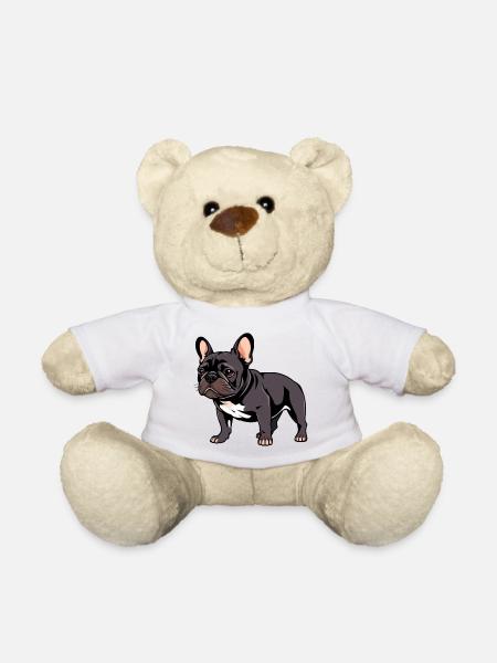 Französische Bulldogge Geschenk Hundeliebhaber - Teddy - Weiß