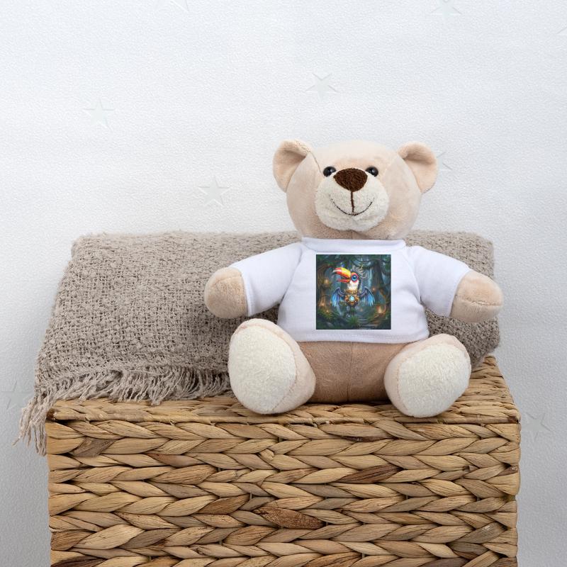 Luminous Jungle Mechanical Toucan Teddy Bear