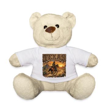Texan Sunset Rider - Teddy Bear - white - Front