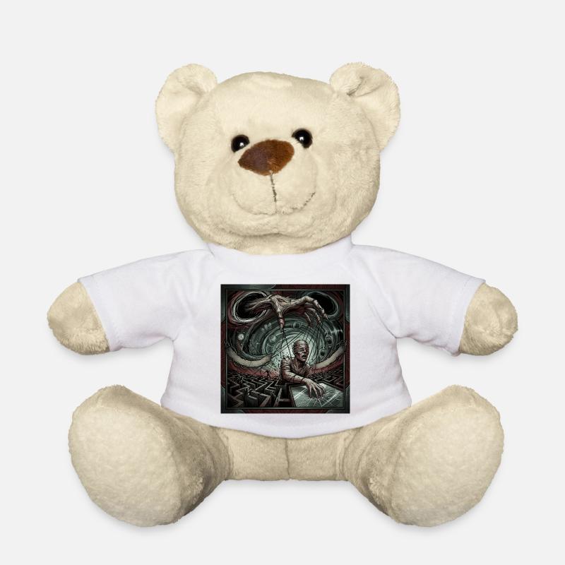 Strings of Control - Teddy Bear - white