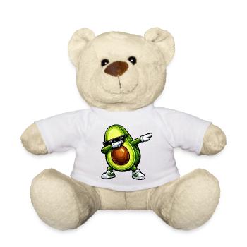 Dabbing Avocado - Teddy Bear - white - Front