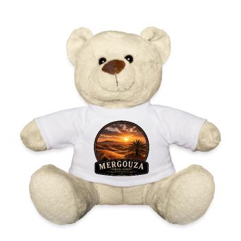 Sahara Desert Morocco Sunset Mergouza - Teddy Bear - white - Front