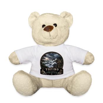 Vancouver Island Tofino Storm Watching Vacation - Teddy Bear - white - Front