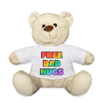 Rainbow Free Papa-Umarmungen - Teddy - Weiß - Vorne