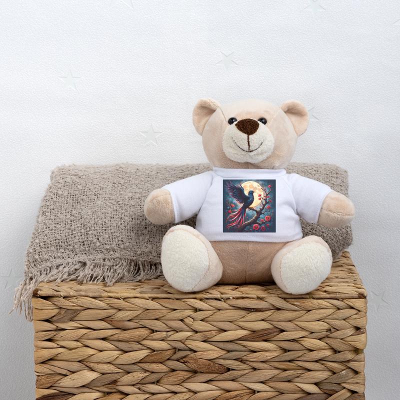 Blauer Phönix unter Vollmond Teddy
