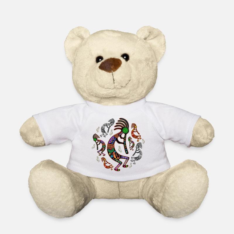 Couleurs arc-en-ciel Kokopelli - Nounours - blanc
