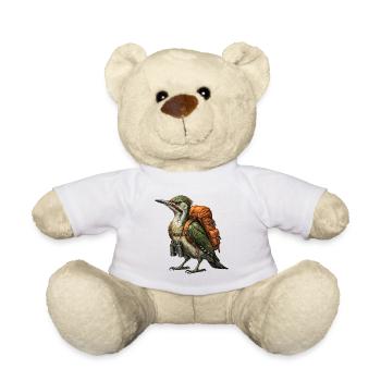 Vintage Explorer Grünspecht - Teddy - Weiß - Vorne