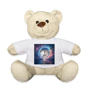 Lunar Heart: Wolf und Göttin - Teddy - Weiß - Vorne