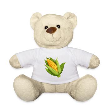 Corn on the Cob - Teddy Bear - white - Front