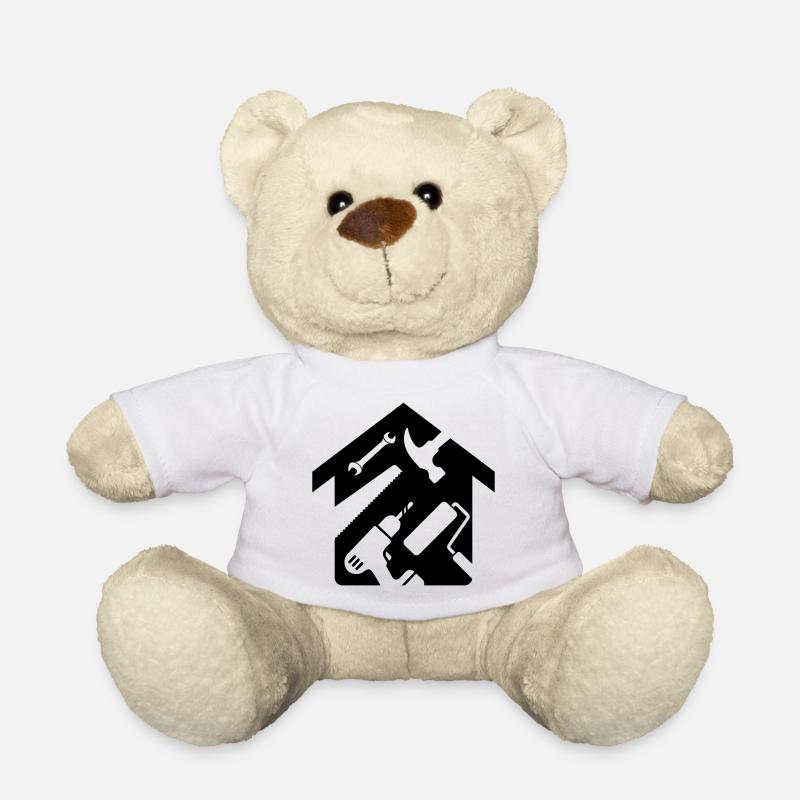 Haus Renovierung Werkzeug Handwerker - Teddy - Weiß