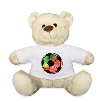 Football Portugal design pour les supporters - vert rouge - Nounours - blanc - Devant