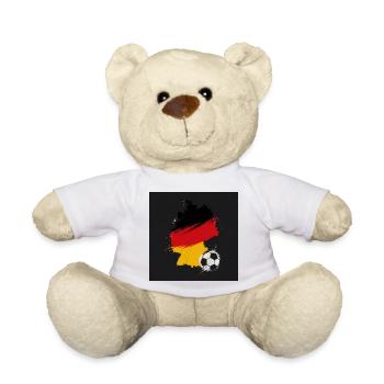 Deutschland Retro Länderkarte Vintage Design - Teddy - Weiß - Vorne